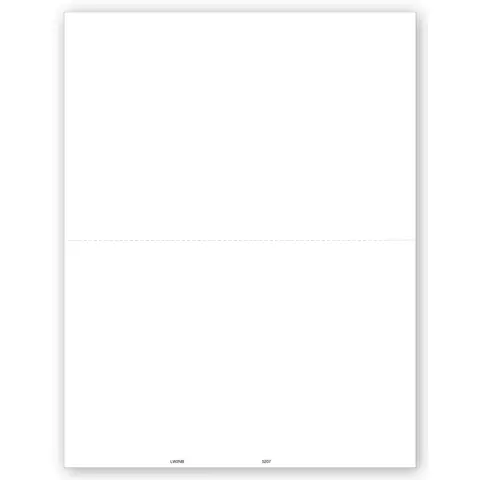 Blank Laser W-2 Tax Forms, 2-Up