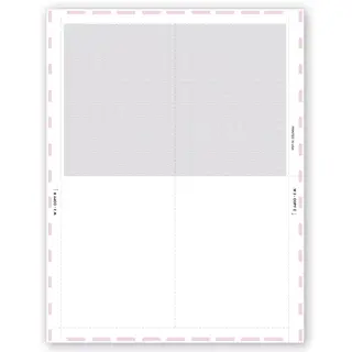 Blank Laser W-2 Tax Forms - Pressure Seal, 4-Up
