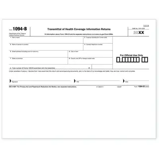 Laser 1094B Transmittal Health Coverage