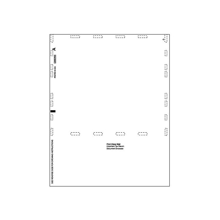 Blank 1099-MISC Tax Forms - Self-Mailer