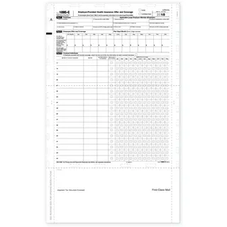 Pressure Seal 1095C Employer Provided Health Insurance