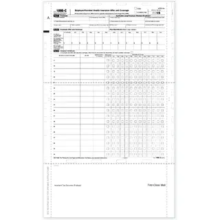 Pressure Seal 1095C Employer Provided Health Insurance