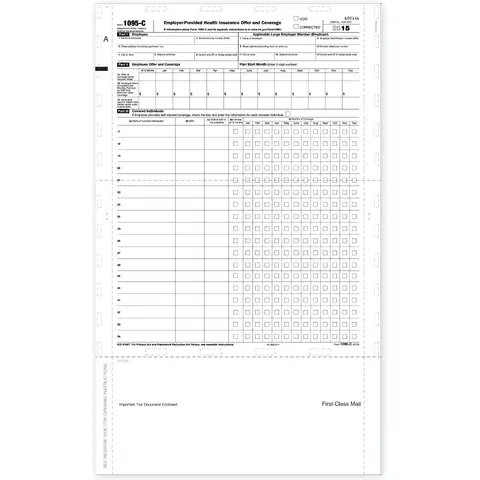 Pressure Seal 1095C Employer Provided Health Insurance