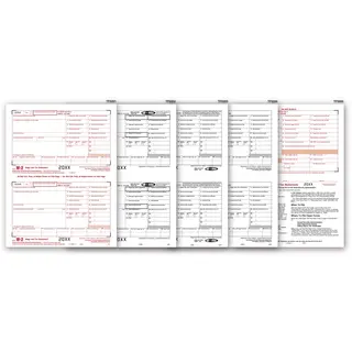 TF5645, Laser W-2 Tax Forms Kit, 50/Pkg