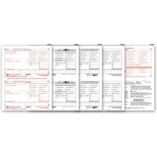 TF5645, Laser W-2 Tax Forms Kit, 50/Pkg