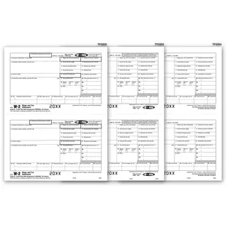 Laser W-2 Kit - Magnetic Media, 5-part, 50 Qty