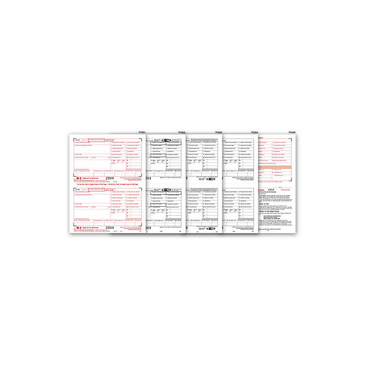 Laser W-2 Tax Forms Kit
