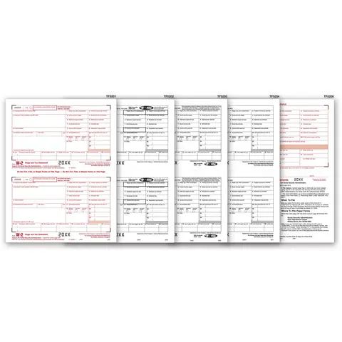Laser W-2 Tax Forms Kit