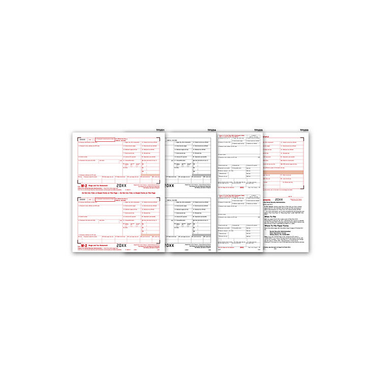Laser W-2 Tax Forms Kit - Employee Copies