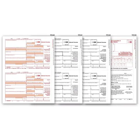 Laser 1099-INT Tax Forms Kit