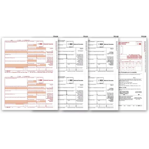 Laser 1099-INT Tax Forms Kit