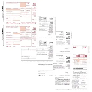 Laser 1098 Tax Forms Kit 3-Up
