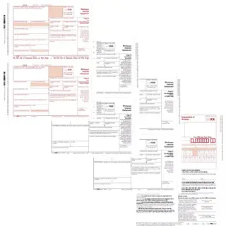 Laser 1098 Tax Forms Kit 3-Up
