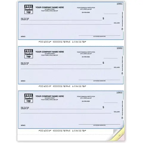 QuickBooks® and Quicken® Business Check with your Logo on Laser Format