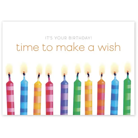 Happy Birthday Card Wish Time