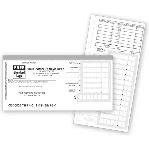Custom Deposit Tickets - Personal Size