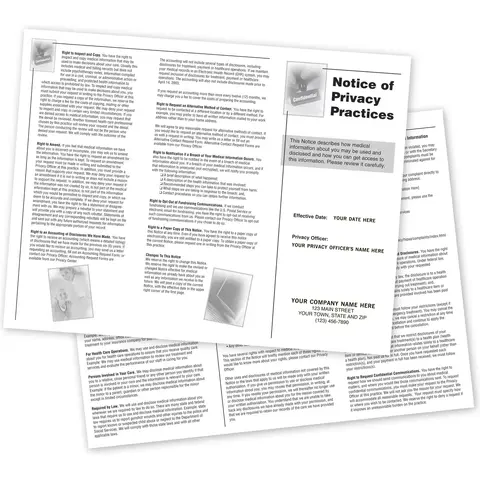 HIPAA Trifold Brochure
