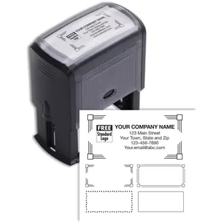 102169L, Name & Address Stamp