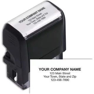 102169S, Name and Address Stamp, Small