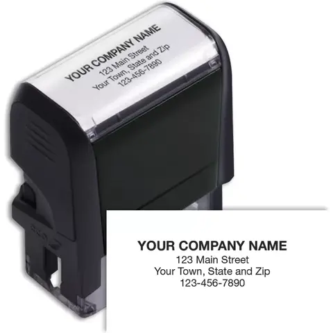 102169S, Name and Address Stamp, Small