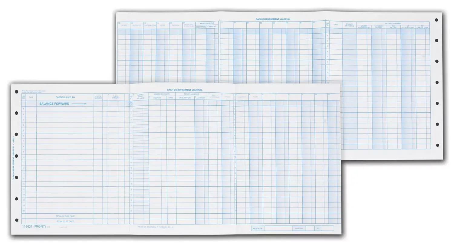 116021N, Personal Accounting Journal