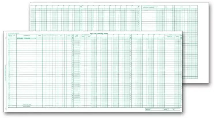 133021N, Payroll/Expense Journal
