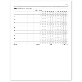 Laser 1095B ACA Continuation Sheet