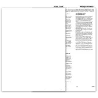 Blank Bulk 1099 Tax Forms - Multiple Backers, State Copy C