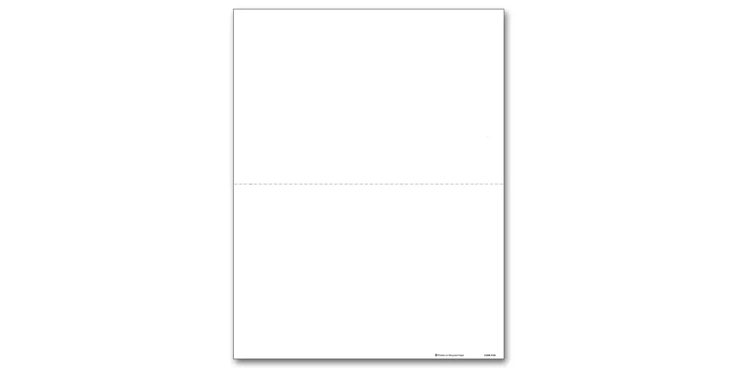 Blank Laser Bulk 1099-MISC Tax Forms - Copy B Backer