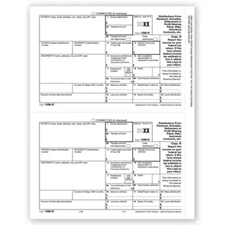 Laser Bulk 1099-R Tax Forms, Recipient Copy B