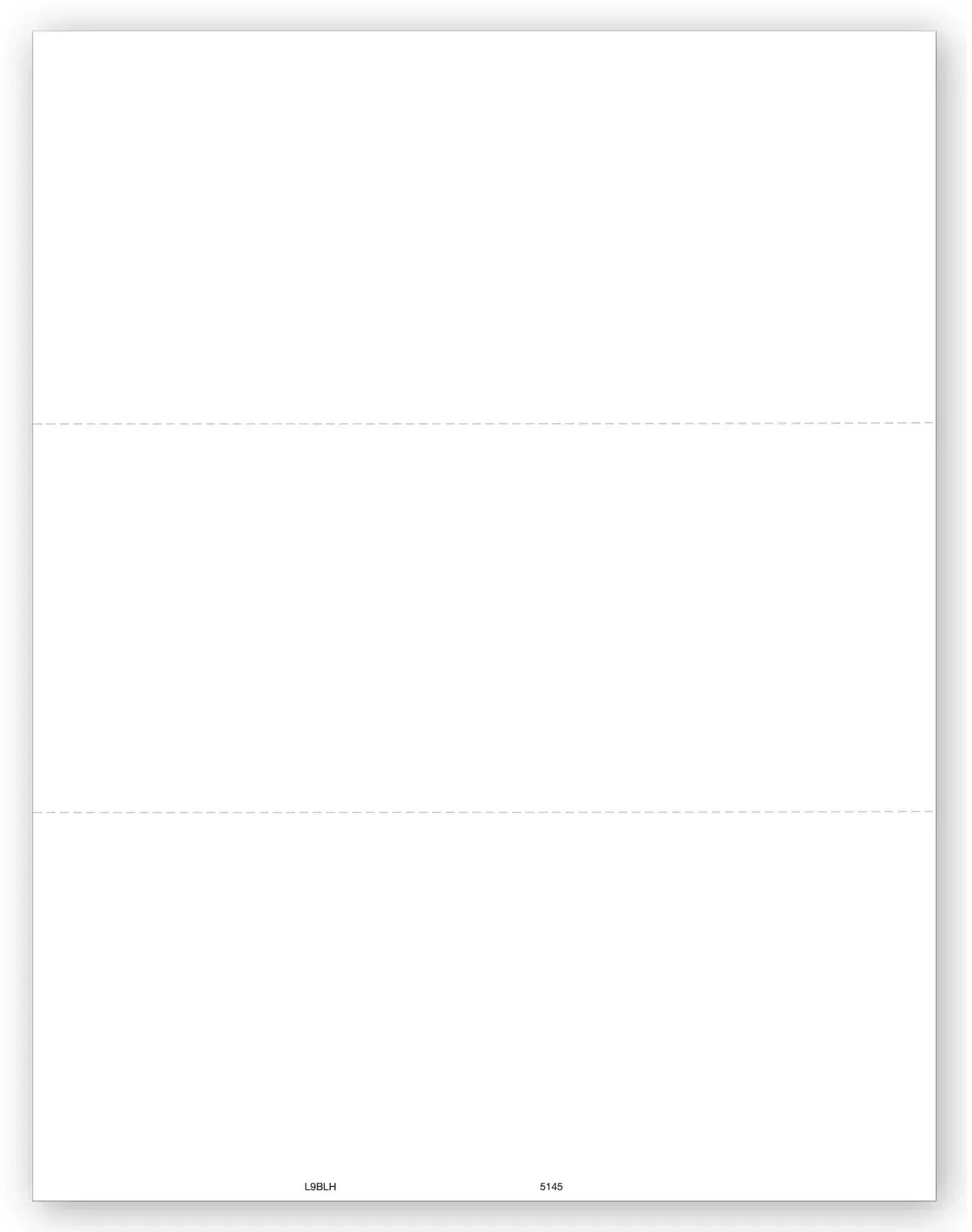 Blank Laser Bulk 1099 Tax Forms, 3-Up