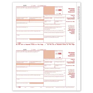 Laser 1098 Tax Forms - Copy A - Bulk
