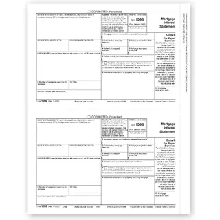Laser 1098 Tax Forms - Copy B - Bulk