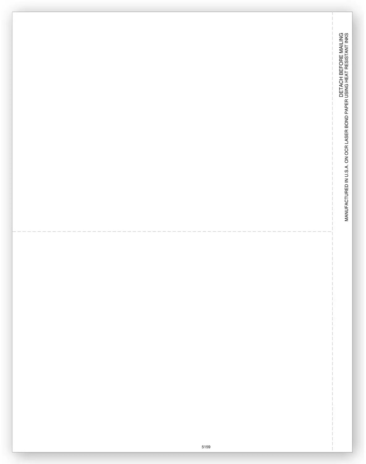 Blank Bulk 1099 Tax Forms - Copy B Backer, 2-Up