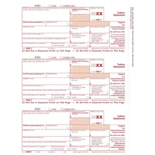 Laser 1098-T Tax Forms - Federal Copy A - Bulk