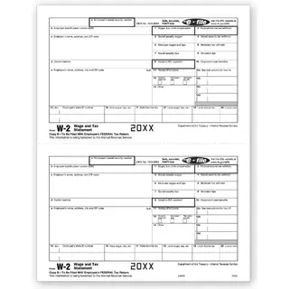 Bulk Laser W-2 Tax Forms - Employee Copy B