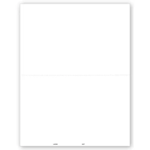 Blank Laser Bulk W-2 Tax Forms, 2-Up