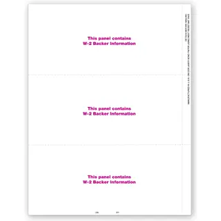 Blank Laser W-2 Bulk Tax Forms