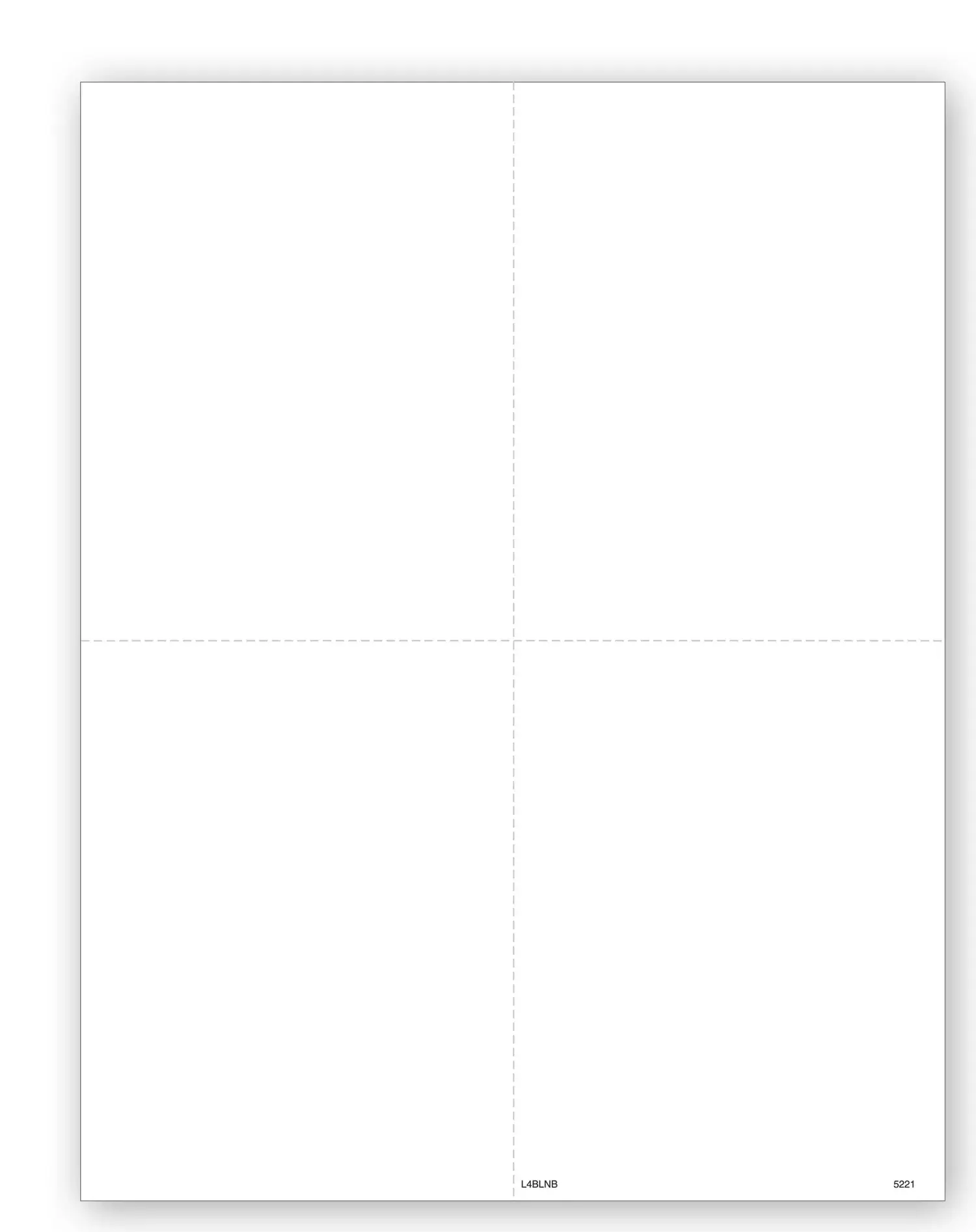 Bulk 4-Up Blank Laser W-2 Tax Forms, 
