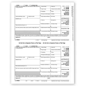Laser W-2G Form - Federal Copy A