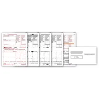 Laser W-2 Tax Forms & Envelopes
