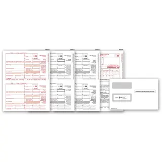 Laser 1099-MISC Tax Forms + Envelopes