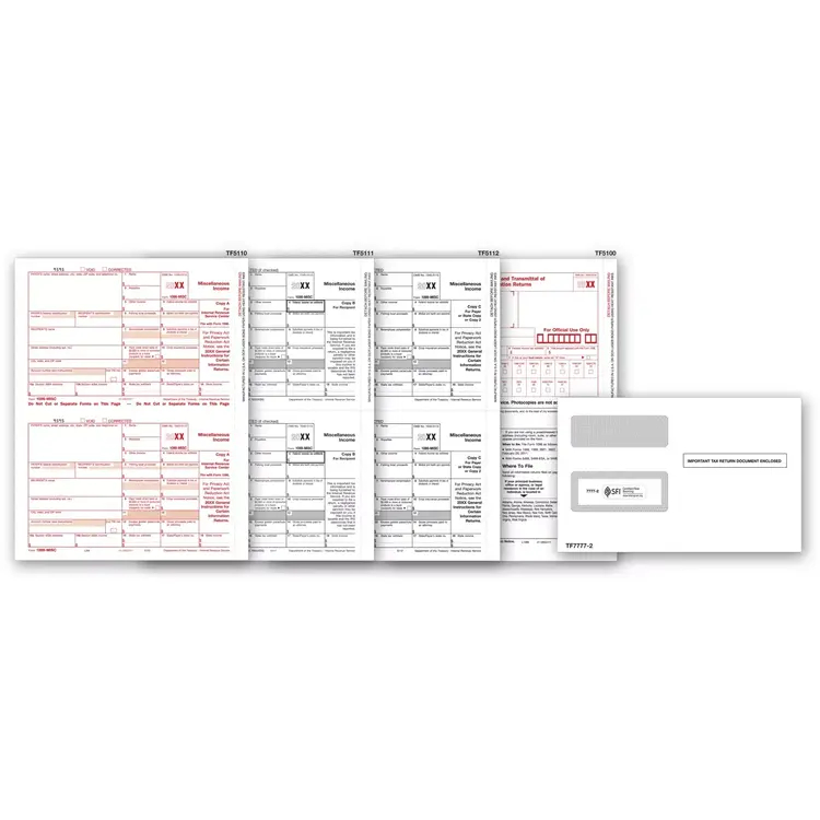 Laser 1099 Tax Forms & Envelopes