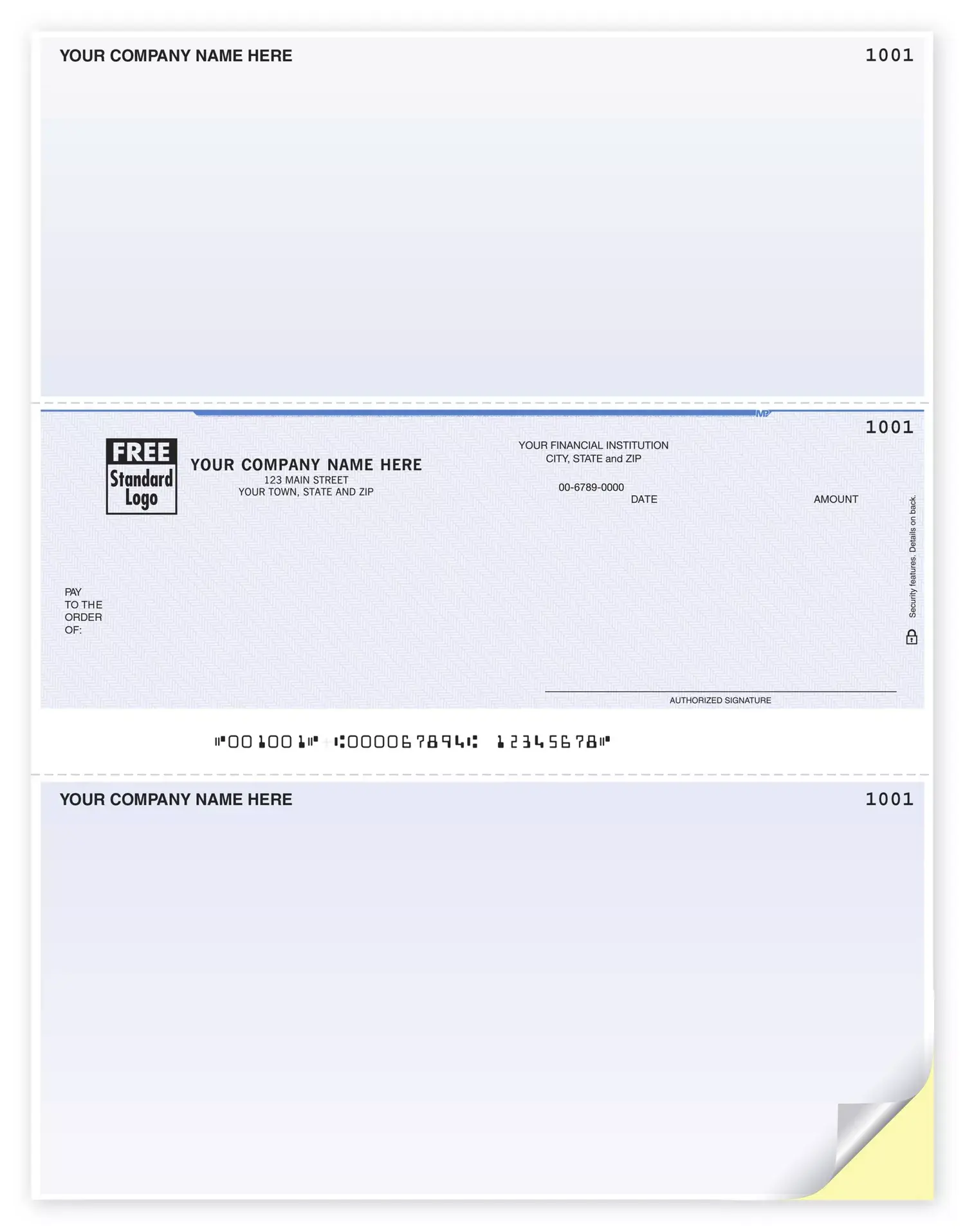 Laser Microsoft® Business Checks