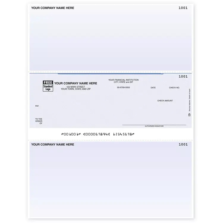 Microsoft® Dynamics OCR Laser Checks