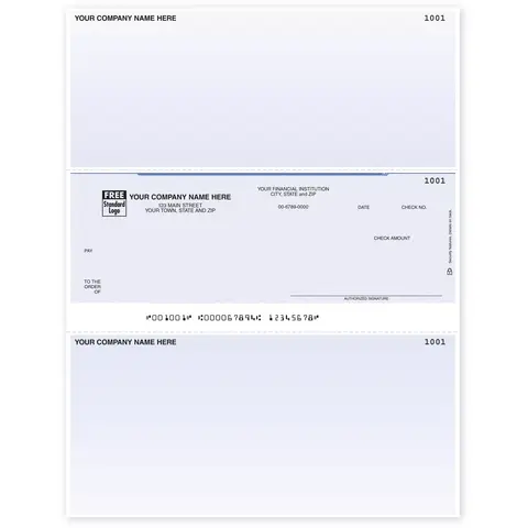Microsoft® Dynamics OCR Laser Checks