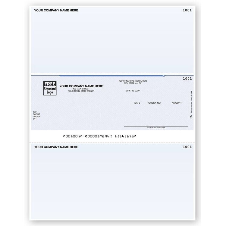 Personalized Sage Compatible Business Laser Checks