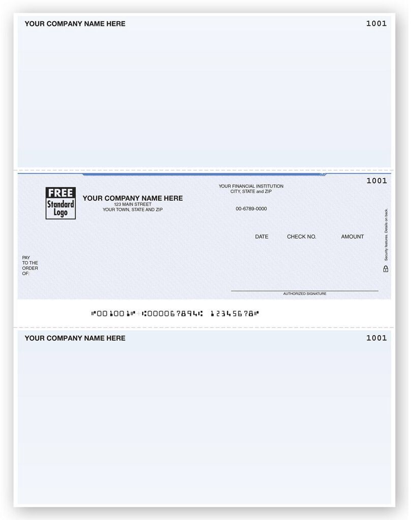 Personalized Sage Compatible Business Laser Checks
