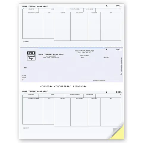 Microsoft® Accounts Payable Checks