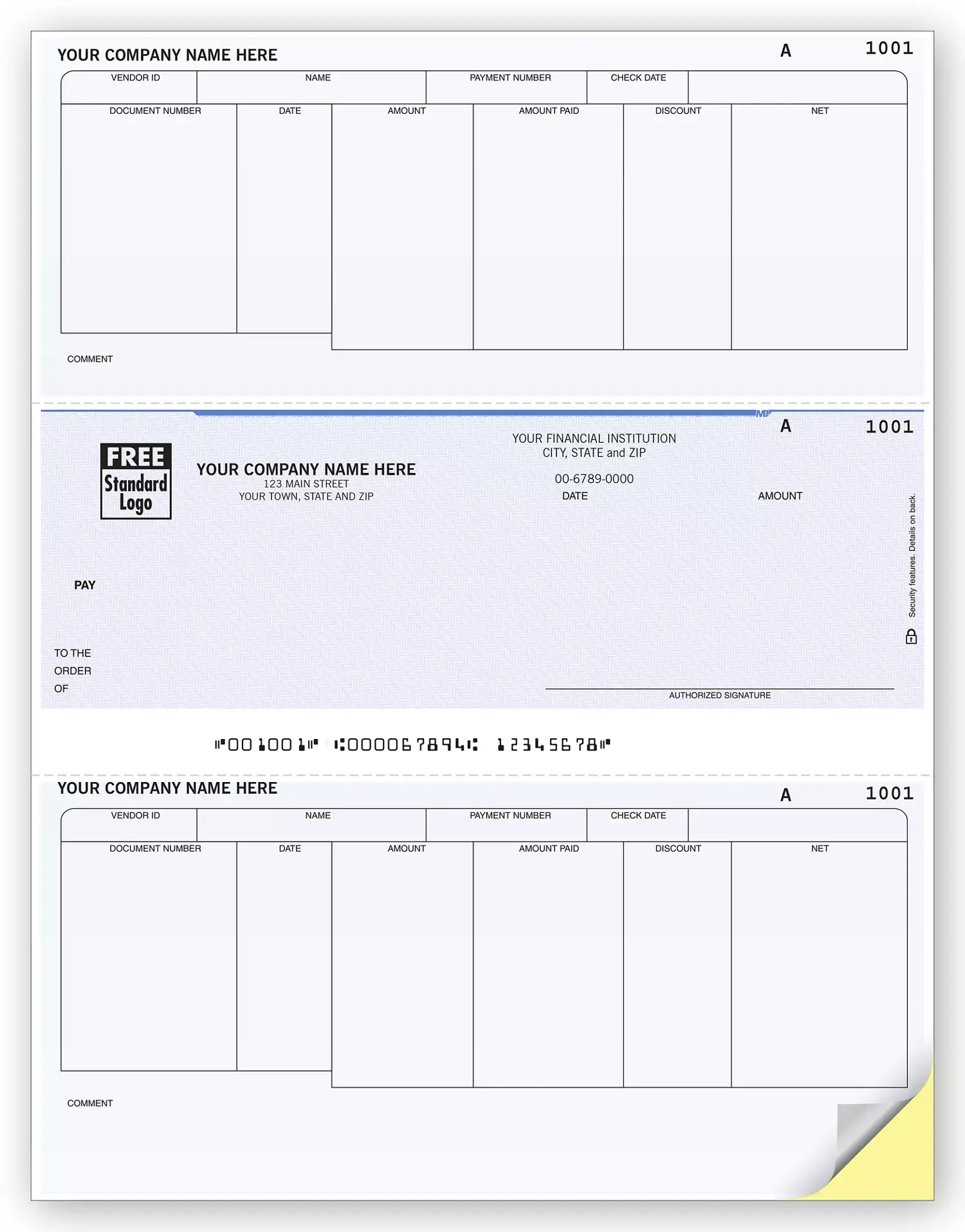 Microsoft® Accounts Payable Checks